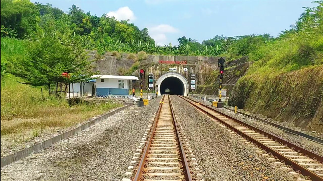 BACKRIDE DOUBLE TRACK | Stasiun Kroya sampai Stasiun Gombong melintasi Terowongan Ijo