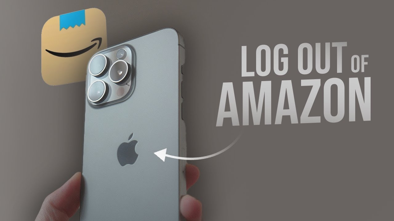 How to Log Out of Amazon on iPhone (tutorial) - YouTube