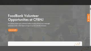 VolunteerHub Sign Up Tutorial - Community FoodBank of New Jersey