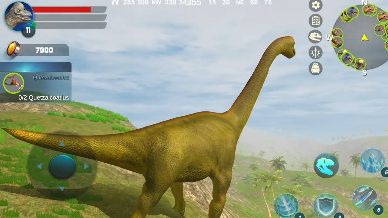 Best Dino Games - Brachiosaurus Simulator Android Gameplay