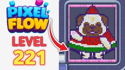 Pixel Flow Level 221 Walkthrough