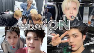 [&DAY ON] みんなと一緒ならいつでも楽しい！YUMA & MAKIのツアー日記 | &TEAM