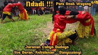 Ndadi !! poro anak wayang Jaranan Cahyo Budoyo live Beran, Kebalenan - Banyuwangi