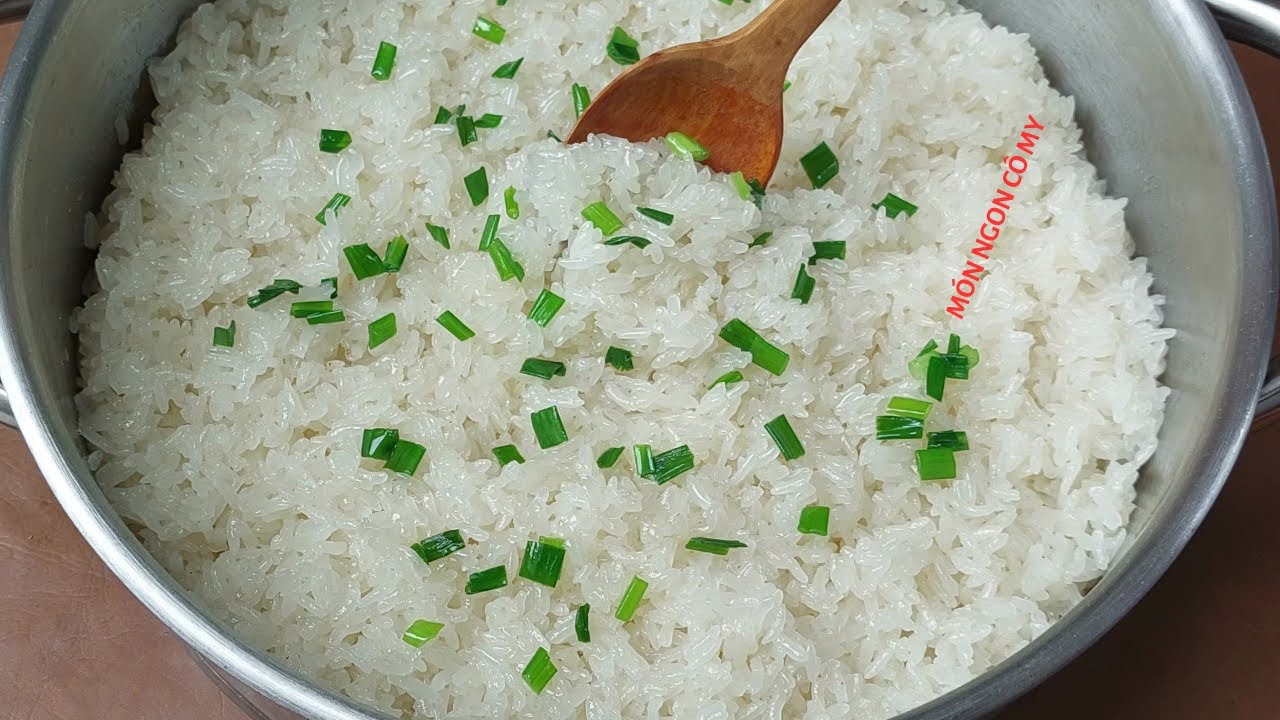 NẤU XÔI TRẮNG theo cách này thơm ngon bóng mượt dẻo mềm khi để nguội ...
