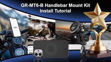How To Install GR-MT 6-B Anti-thief Handlebar Mount Kit Install Tutorial