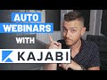 How To Use Auto Webinars in Kajabi
