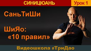 1. СаньТиШи, ШиЯо: "10 правил" | Синъицюань