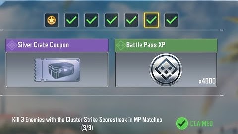 call of duty mobile kill 3 enemies with the cluster strike scorestreaks in mp matches