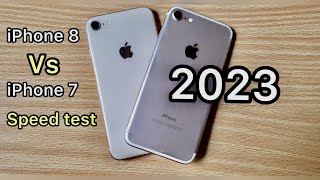 Iphone 8 vs iphone 7 speed test in 2023