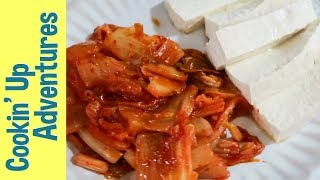 Soju Lemonade &amp; Tofu Kimchi (두부 김치)