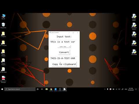 Cases Converter Python Program Showcase