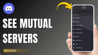 How to See Your Discord Mutual Servers !