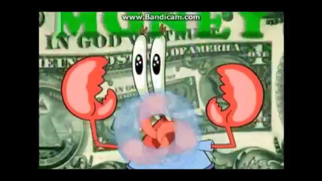 Mr. Krabs Got Bills - YouTube