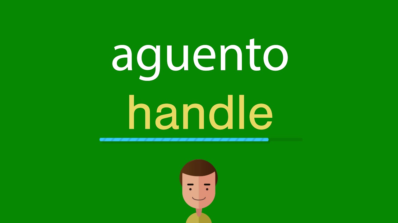 Como dizer aguento em inglês - YouTube