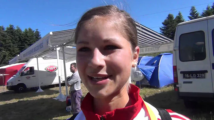 Christina Mandlbauer (AUS) after the European Moun...