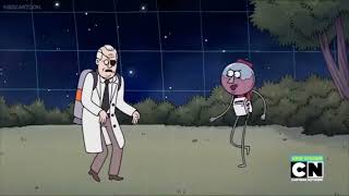 REGULAR SHOW BENSON STANDS UP TO DR LANGER