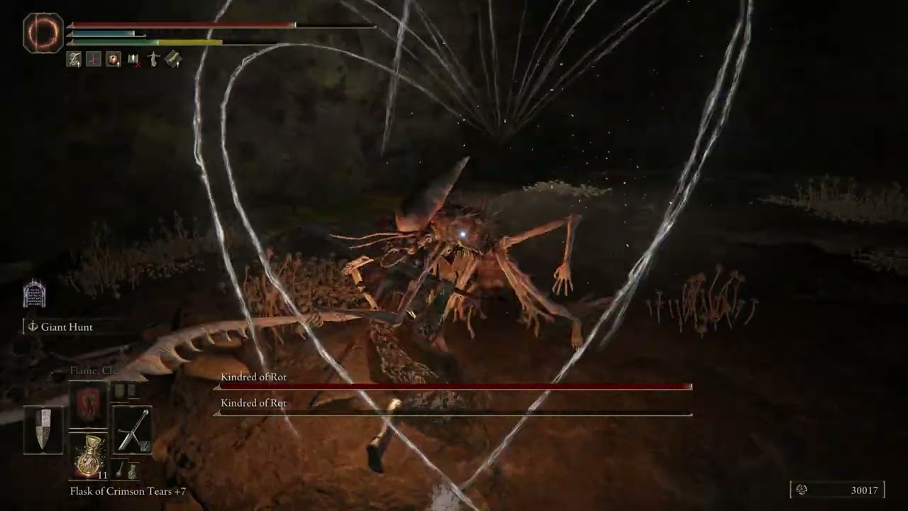 Elden Ring Boss 113/165: Kindred of Rot (Duo) - Knight Build (Full Fight)