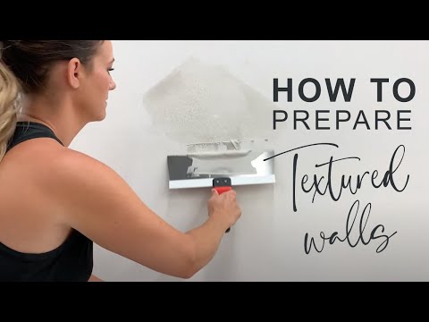 Video: Kan du sætte et vægmaleri på en tekstureret væg?