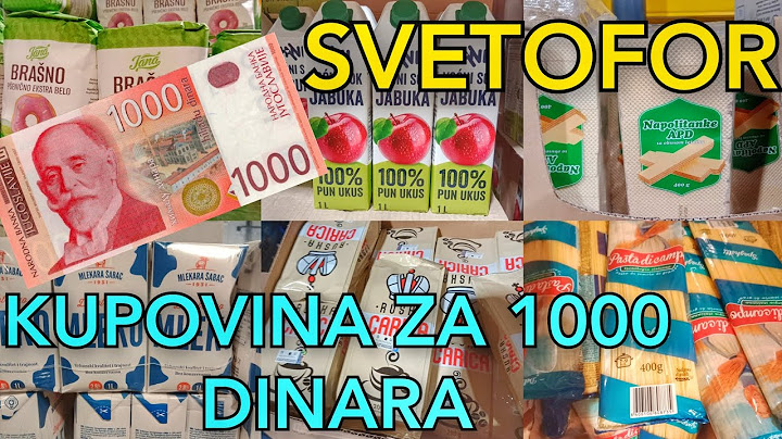 Svetofor Market - Šta Se Sve Može Kupiti Za Samo 1000 Dinara #svetofor #srbija #jeftino