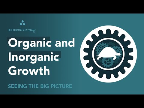Video: Într-o creștere anorganică?