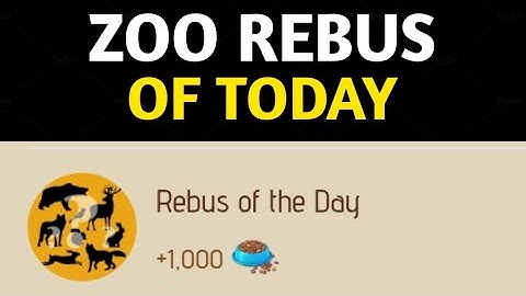 Rebus Of The Day Zoo 21 January | Zoo Rebus Of The Day | Rebus Of The Day Zoo Airdrop