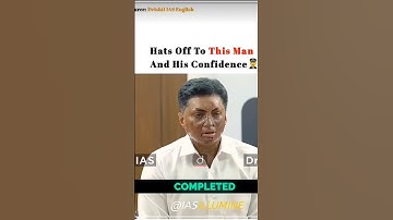 Hats off to this man🙂‍↕️🫡🗿♥️Prabha shankar mishra l UPSC interview please subscribe 👌💯🗿#motivation