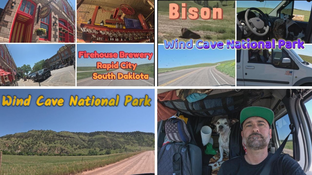 Wind Cave National Park, Hot Springs, Rapid City South Dakota Firehouse Brewery Full Ride AFT 2024🔥🆙