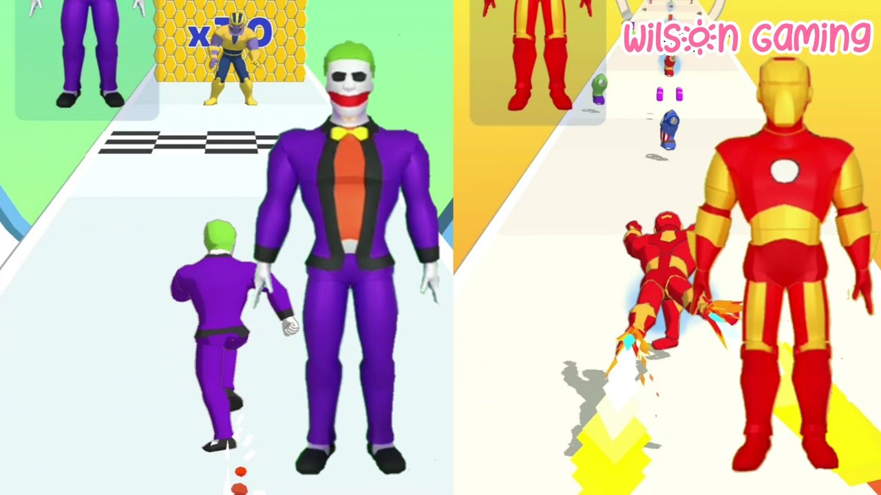 Joker Jadi Manusia Superher0 vs Thanos 😱😲 | Mashup Hero | Game Wilson Gaming