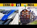 रेलवे में भारत चाइना से पीछे क्यों है? | Why India lags Behind China In Railways?