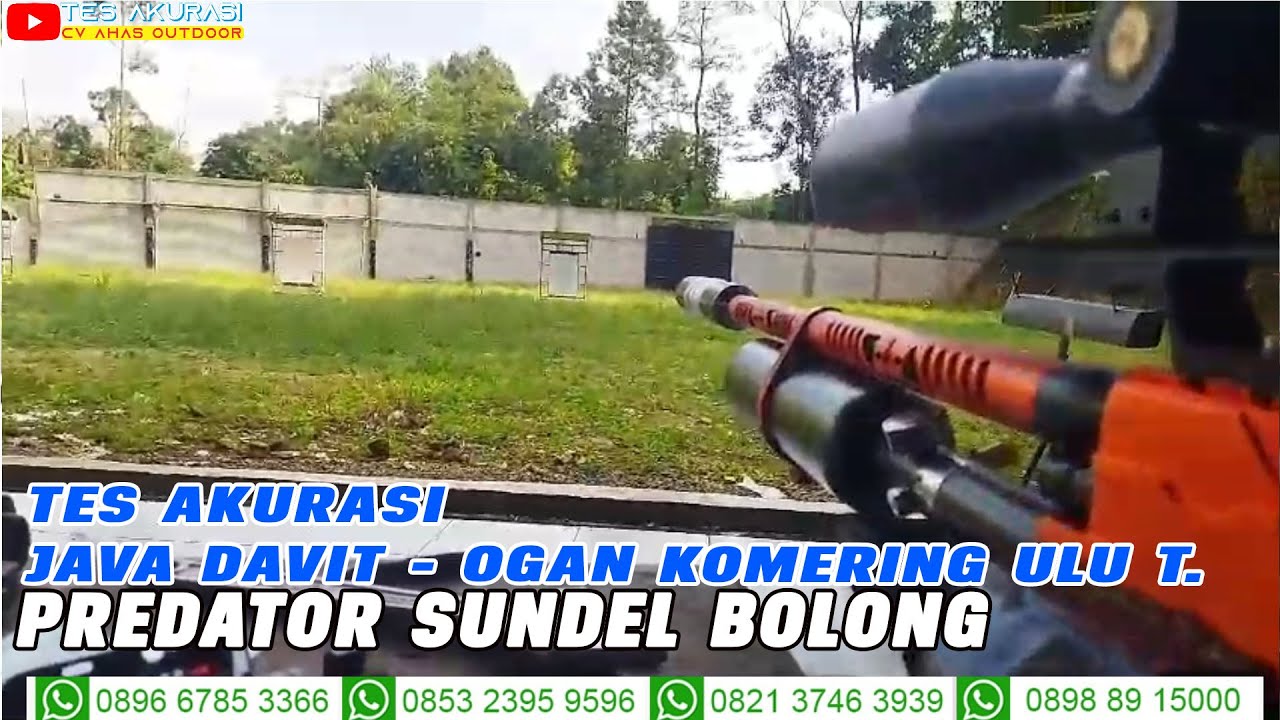 TES AKURASI SENAPAN ANGIN PREDATOR SUNDEL BOLONG PESANAN BOS JAVA DAVIT, OGA KOMERING ULU TIMUR