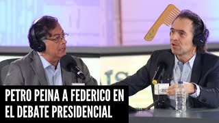 Petro peina a Federico en el debate presidencial 2022