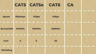 Cat Ethernet Cable Comparison [Cybersecurity | Skill: Skilled]