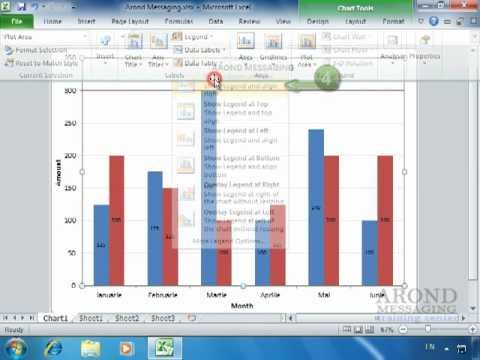 how to fix legen and axes titles microsoft excel 2011