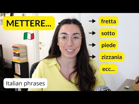 16 essential Italian phrases with verb \
