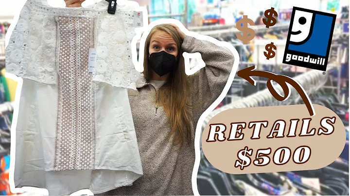 NWT Designer at GOODWILL!? Thrift with Me to Make ...