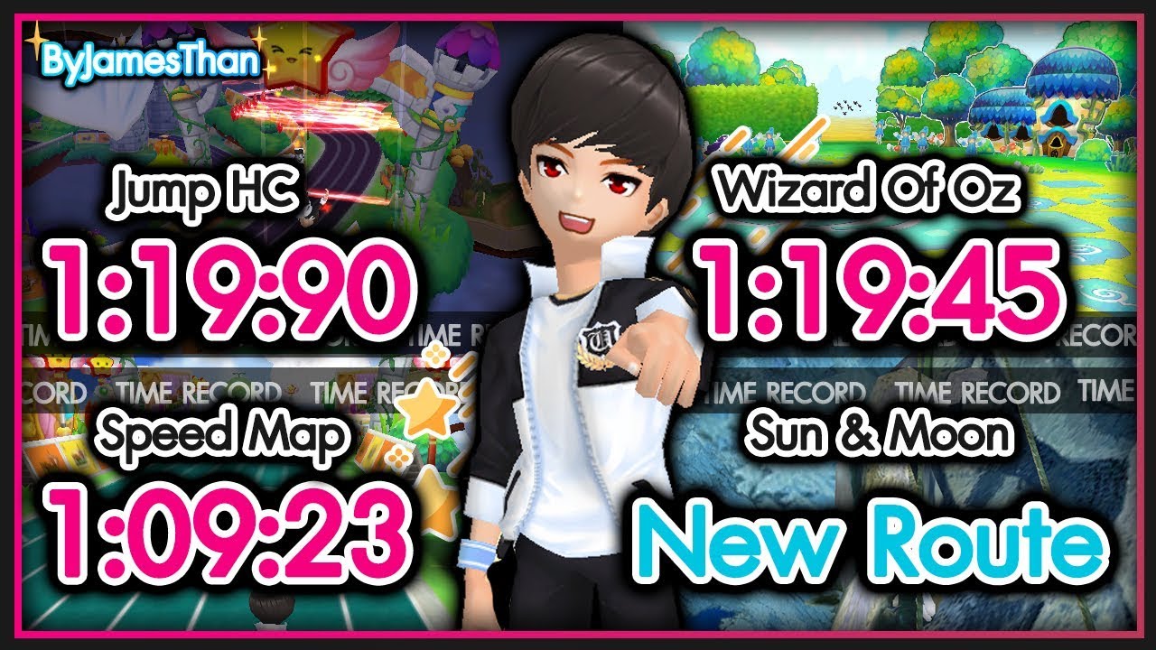TalesRunner - Jump HC 1.19.90/Oz (no fury) 1.19.45/Speed 1.09.23/sun&moon new route in multiplayers