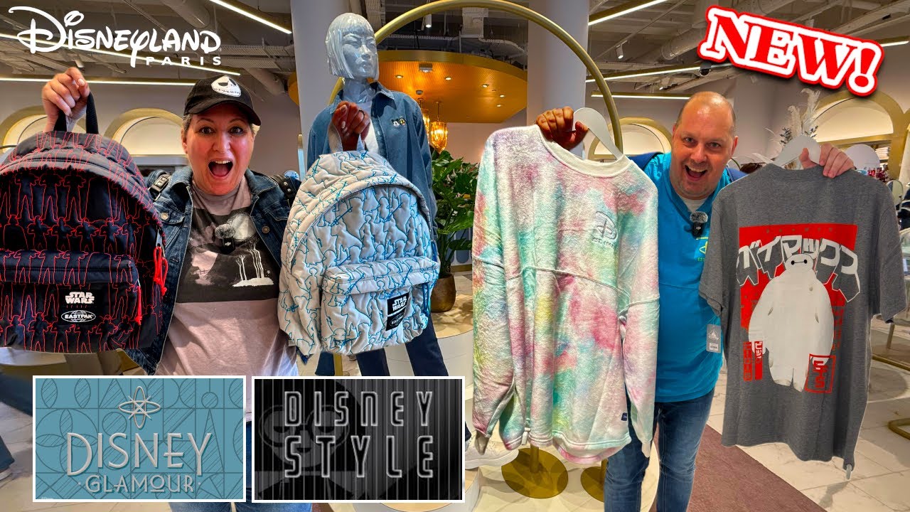 DECOUVERTE DES NOUVELLES BOUTIQUES DISNEY STYLE ET DISNEY GLAMOUR A DISNEYLAND PARIS