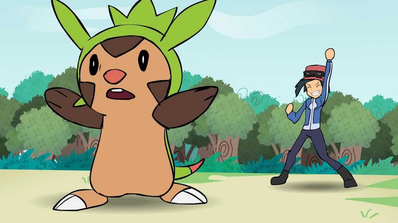 Pokemon XY : Chespin is finally evolving !