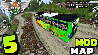BUSSIN | Extreme Hill Road Mod Map | Bus Simulator India Maximum Graphics Gameplay (Android, iOS) screenshot 4