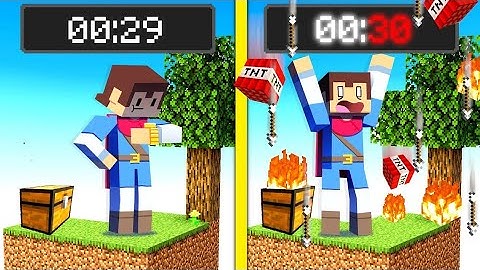 Minecraft but every 30 seconds something bad happens