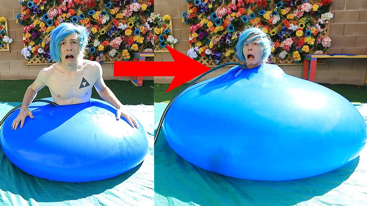 GIANT WATER BALLOON CHALLENGE WITH MY GIRLFRIEND! YouTube