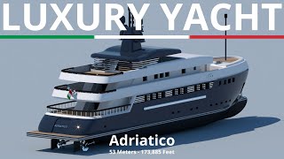 "Luxury Experience: The Adriatic Yacht - 53 Meters of Unmatched Elegance"