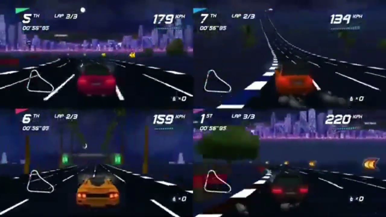 Horizon Chase Turbo [Los Angeles] 4 Players Split Screen (PS5)