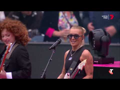 G Flip Performing at the 2026 AFL Grand Final