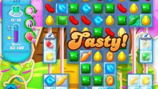 Candy Crush Soda Saga Level 485 (6th version, 3 Stars)