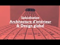Formation  spcialisation en architecture dintrieur  design global  lisaa paris