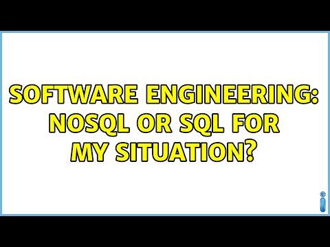 Software Engineering: NoSQL or SQL for my situation? (2 Solutions!!)