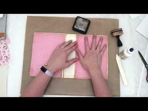 How to Make a Junk Journal Hard Cover - YouTube