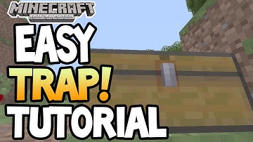 Minecraft (Xbox360/PS3) - TU19 UPDATE! - EASY TRAPPED CHEST - TRAP TUTORIAL