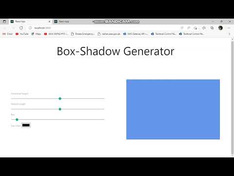 Box Shadow Generator Using React.js